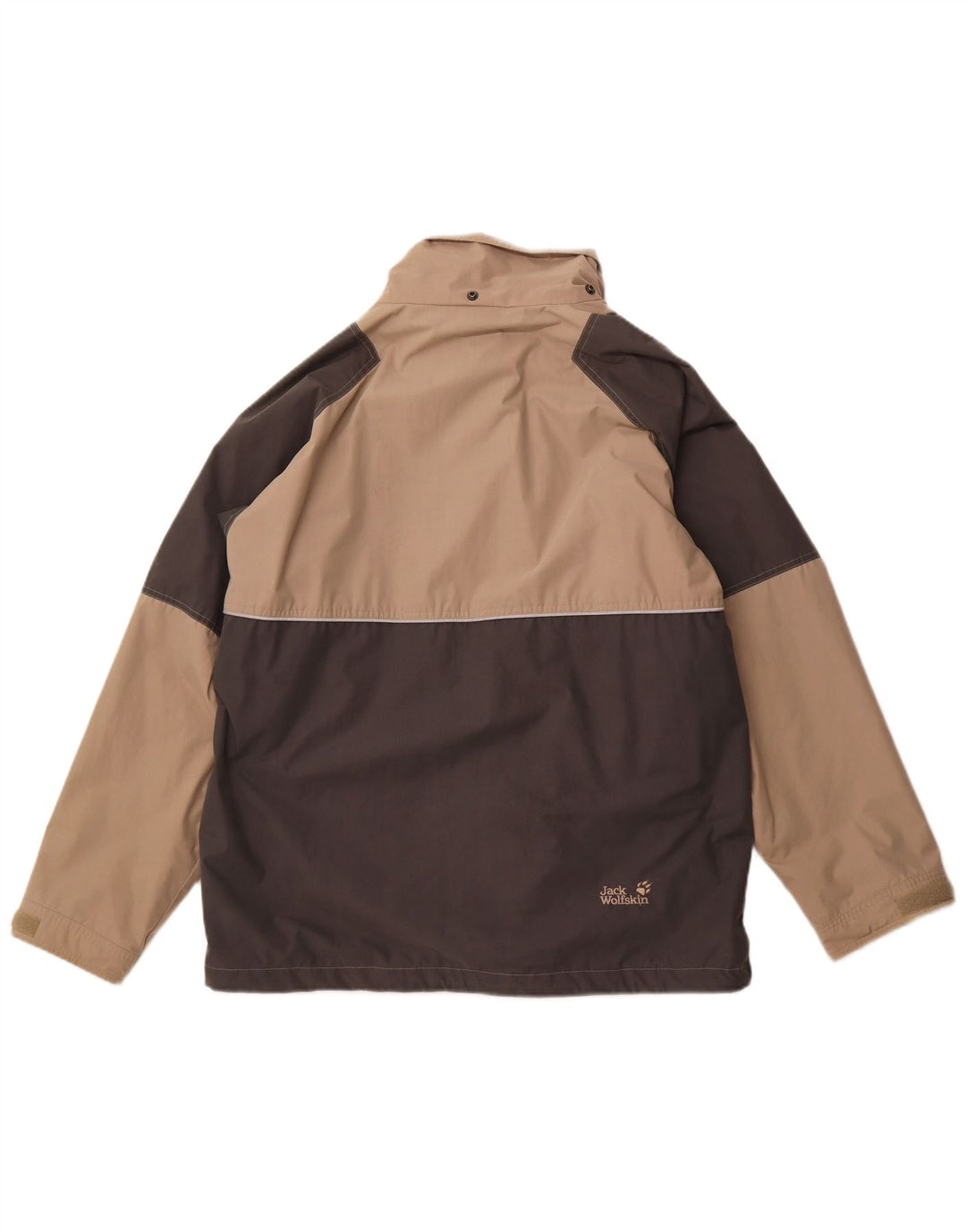 Jack Wolfskin Jachetă de ploaie pentru bărbați UK 42 XL Bej Poliester color bloc