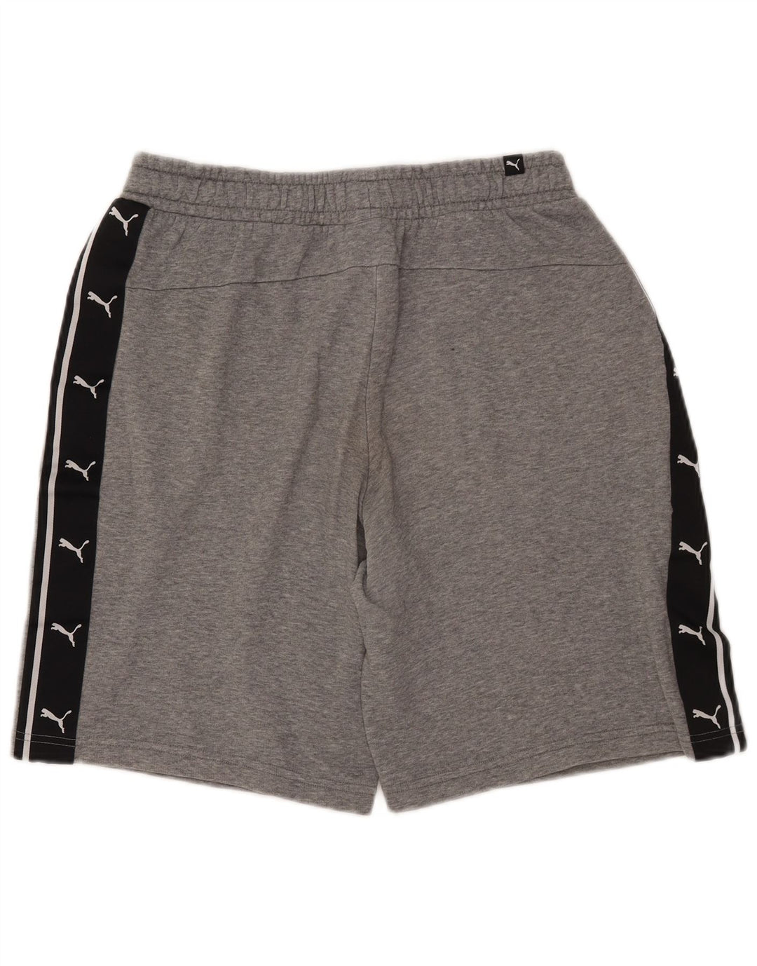 Pantaloni scurți sport grafic PUMA pentru bărbați, gri mediu, bloc de culoare