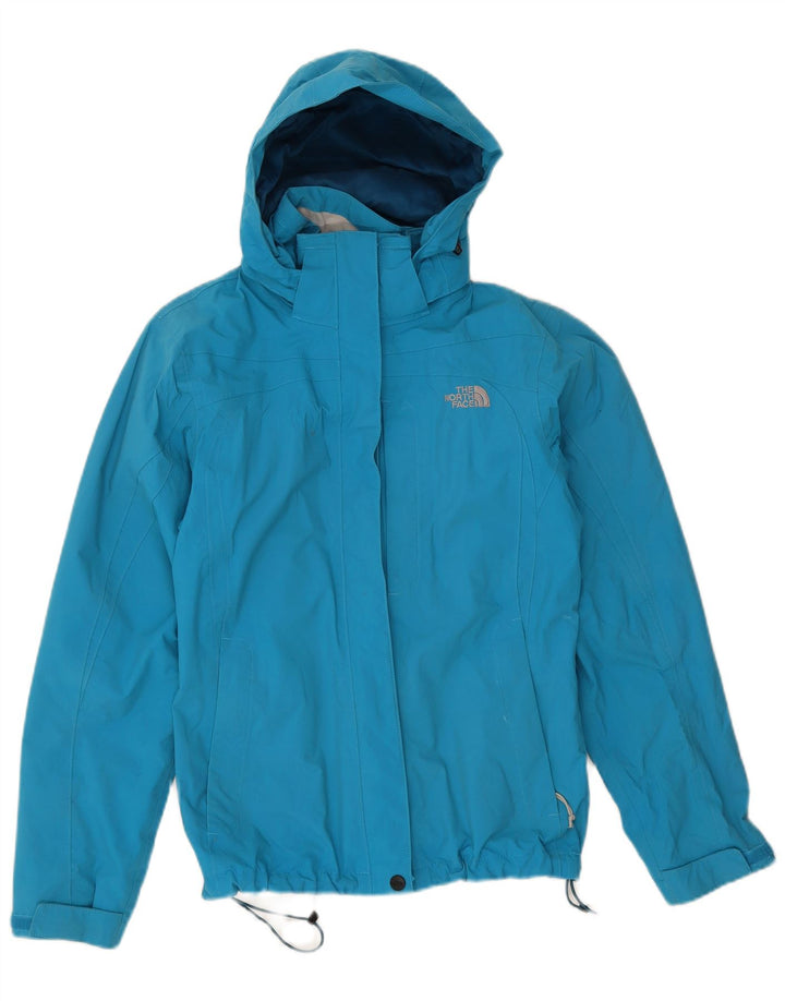 Jachetă de ploaie cu glugă The North Face pentru femei UK 10 Small Blue Nylon