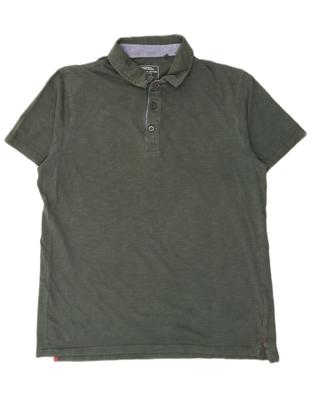 Tricou polo pentru bărbați Mountain Warehouse, bumbac kaki mediu