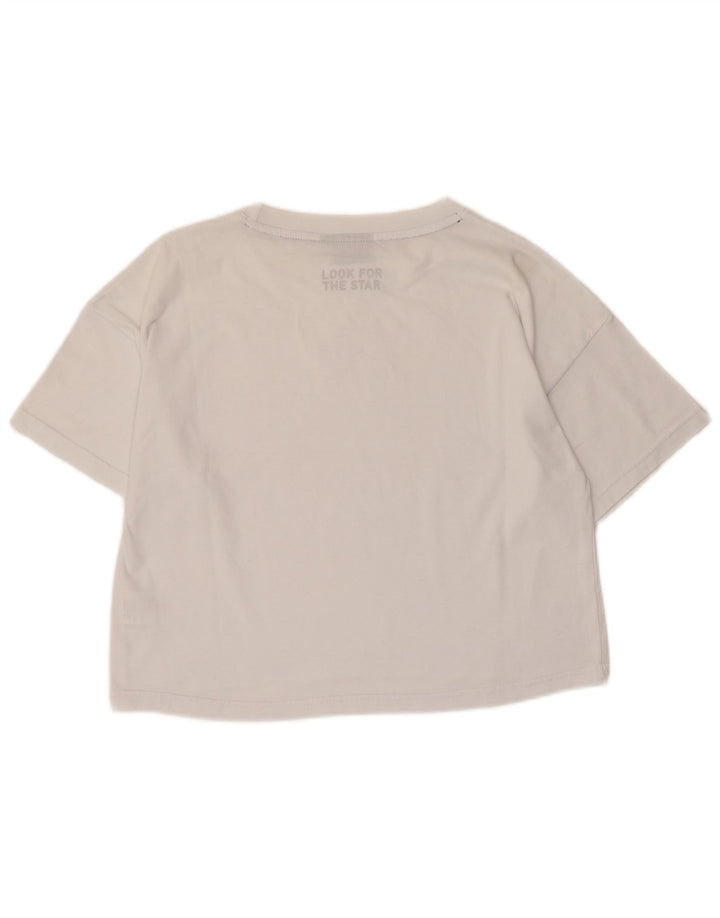 Tricou grafic Starter pentru femei Top UK 14 Medium White Bumbac