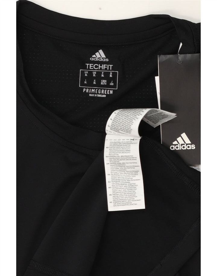 Tricou pentru bărbați Adidas Top mare, negru, poliester