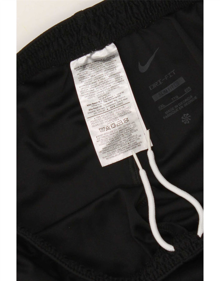 Pantaloni scurți sport subțiri Nike Dri Fit pentru bărbați 2XL, poliester negru