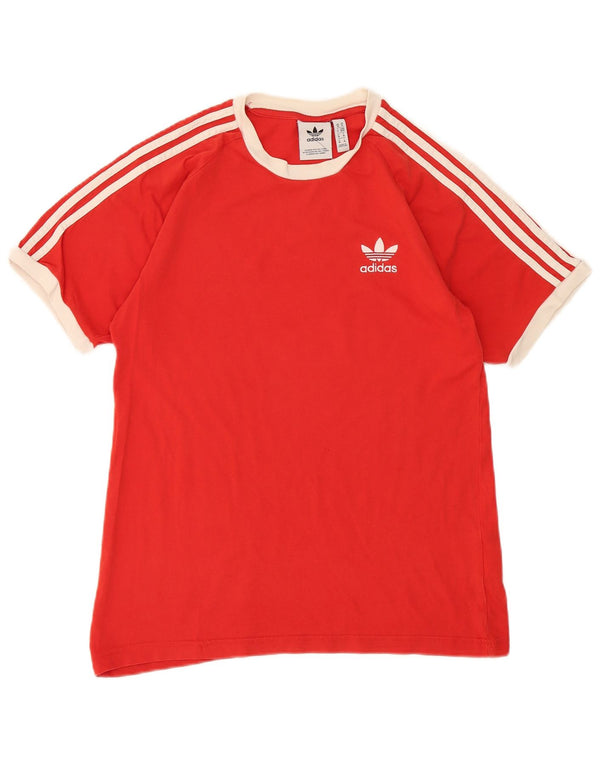 Tricou pentru bărbați Adidas Top Medium Red Bumbac