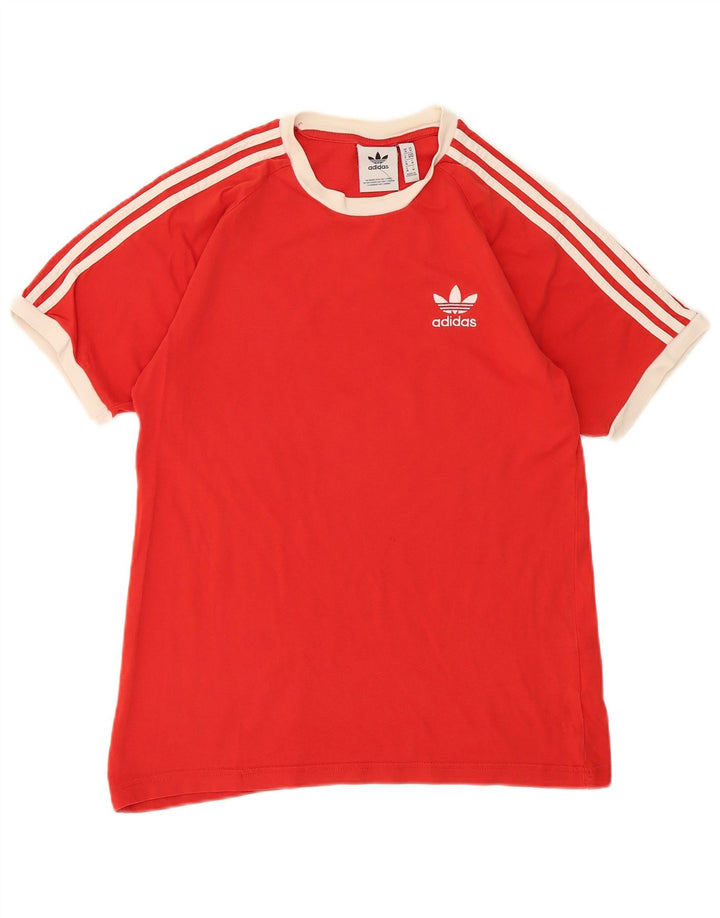 Tricou pentru bărbați Adidas Top Medium Red Bumbac