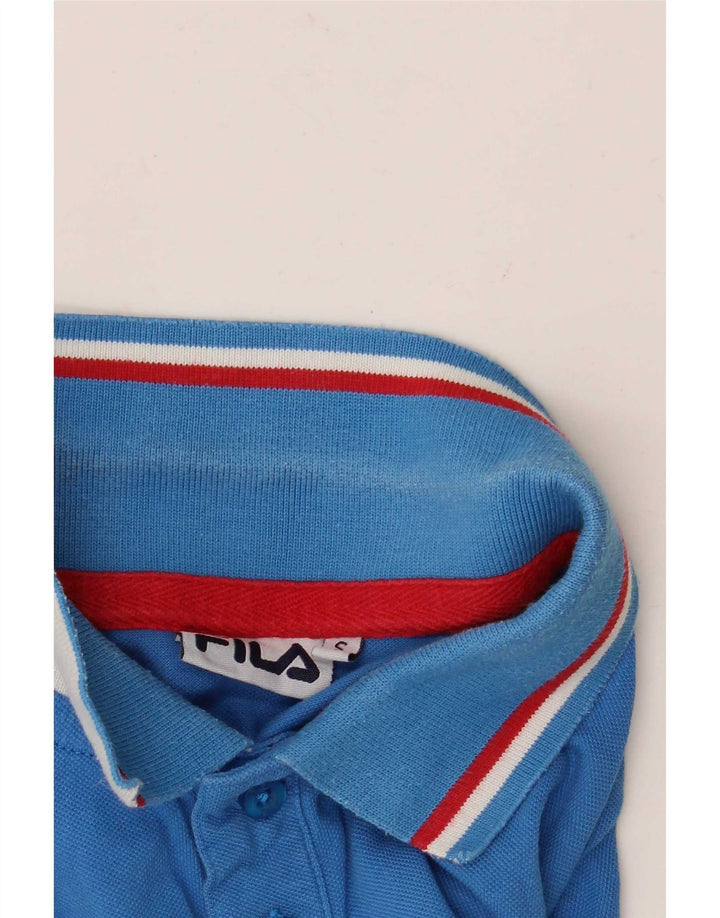 Tricou polo Fila pentru bărbați, cu dungi albastre mici