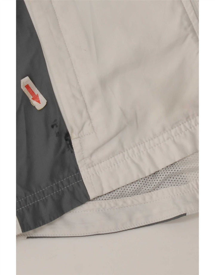 Jachetă de top pentru trening Adidas pentru femei UK 10 Small, gri Colorblock
