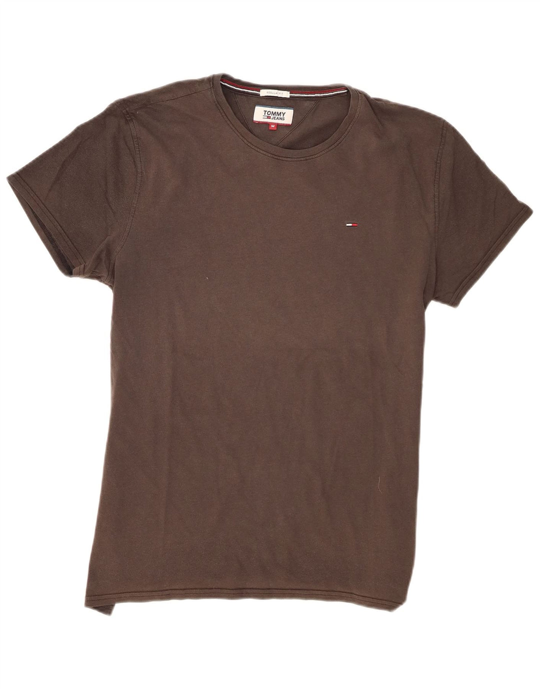 Tricou Tommy Hilfiger pentru bărbați, cu croiala normală, top, bumbac, gri mediu