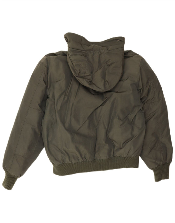 Jachetă căptușită cu glugă pentru bărbați Woolrich UK 40, bumbac kaki mare