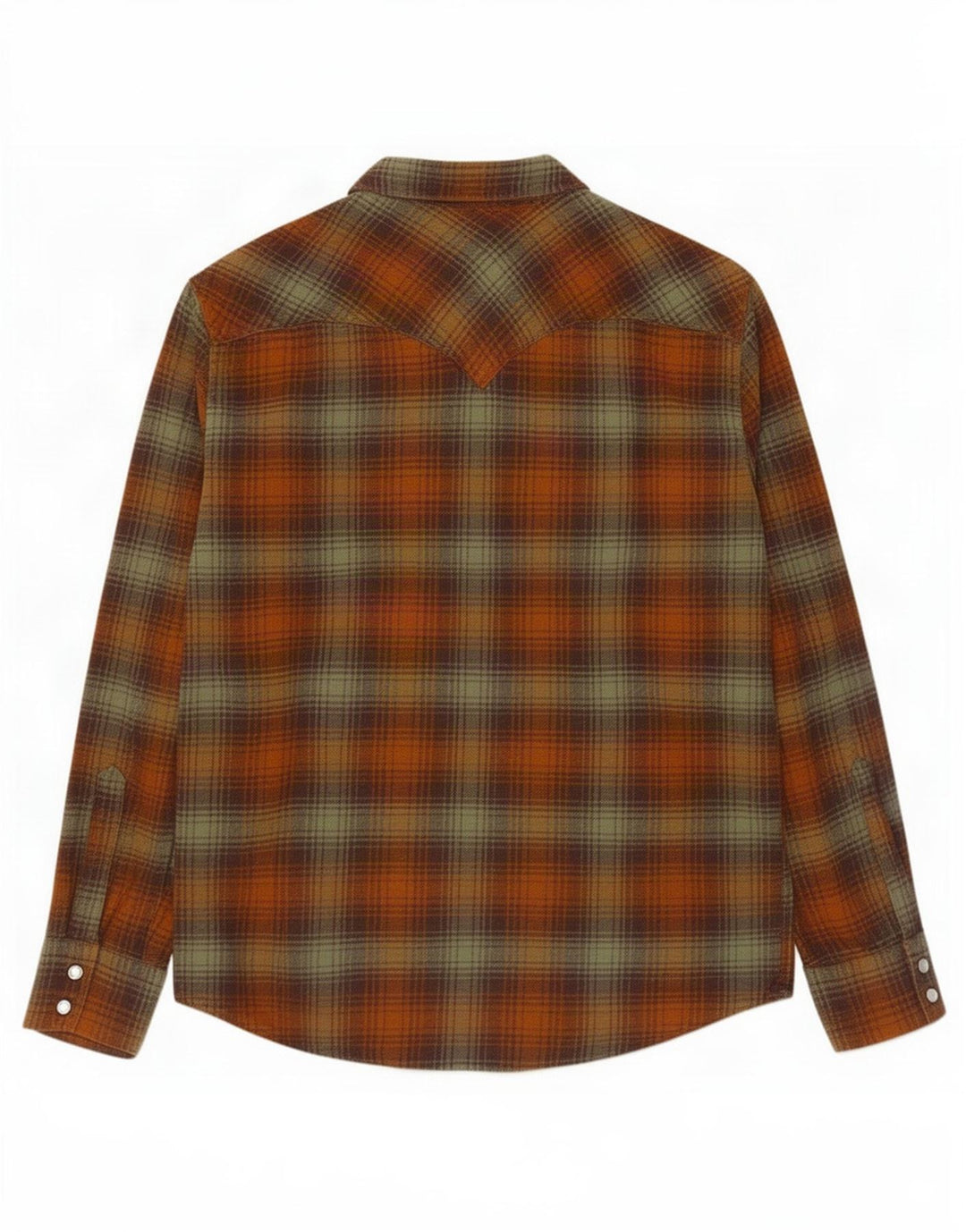 Cămașă de flanel pentru bărbați Levi's, bumbac carouri maro mediu