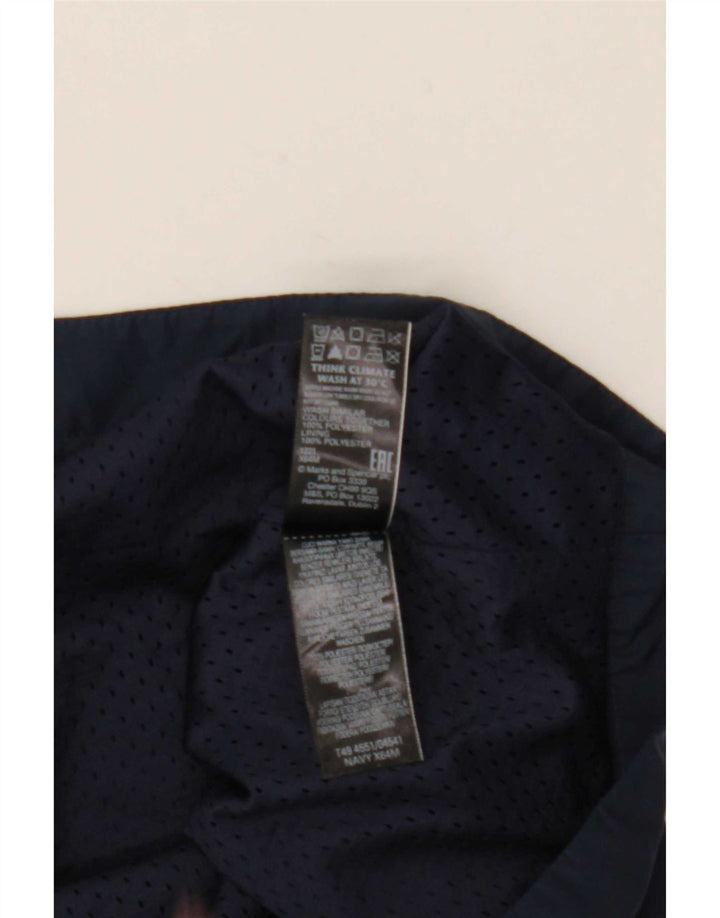 Marks & Spencer jachetă parka cu glugă pentru femei UK 22 3XL bleumarin poliester