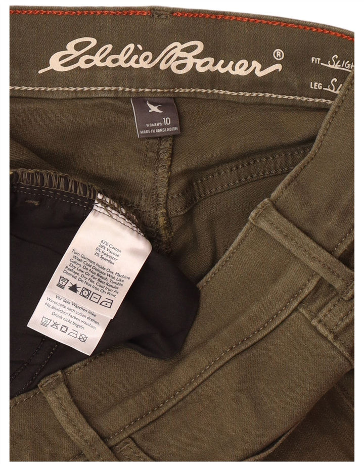EDDIE BAUER Pantaloni casual pentru femei US 10 Large W32 L30 Khaki
