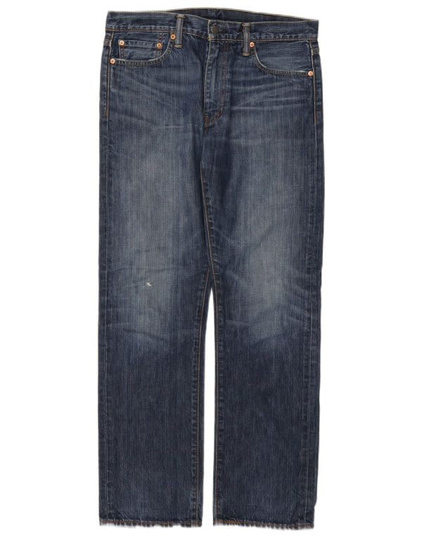 Blugi drepti pentru bărbați Levi's 504 W32 L30 albastru