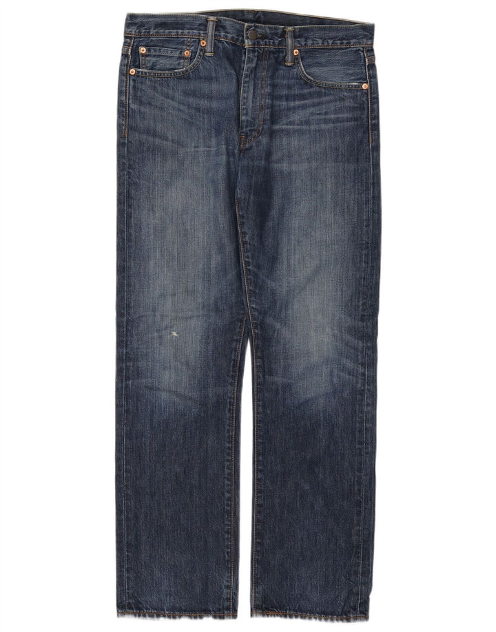 Blugi drepti pentru bărbați Levi's 504 W32 L30 albastru