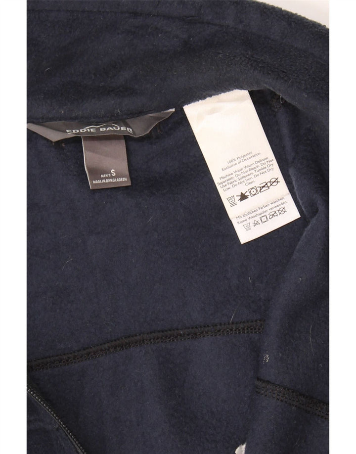EDDIE BAUER Gilet pentru bărbați din lână UK 36 Poliester bleumarin mic