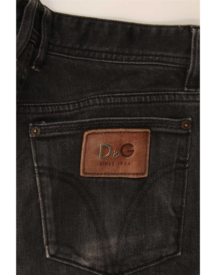 Blugi slim pentru femei Dolce & Gabbana W31 L31 bumbac negru