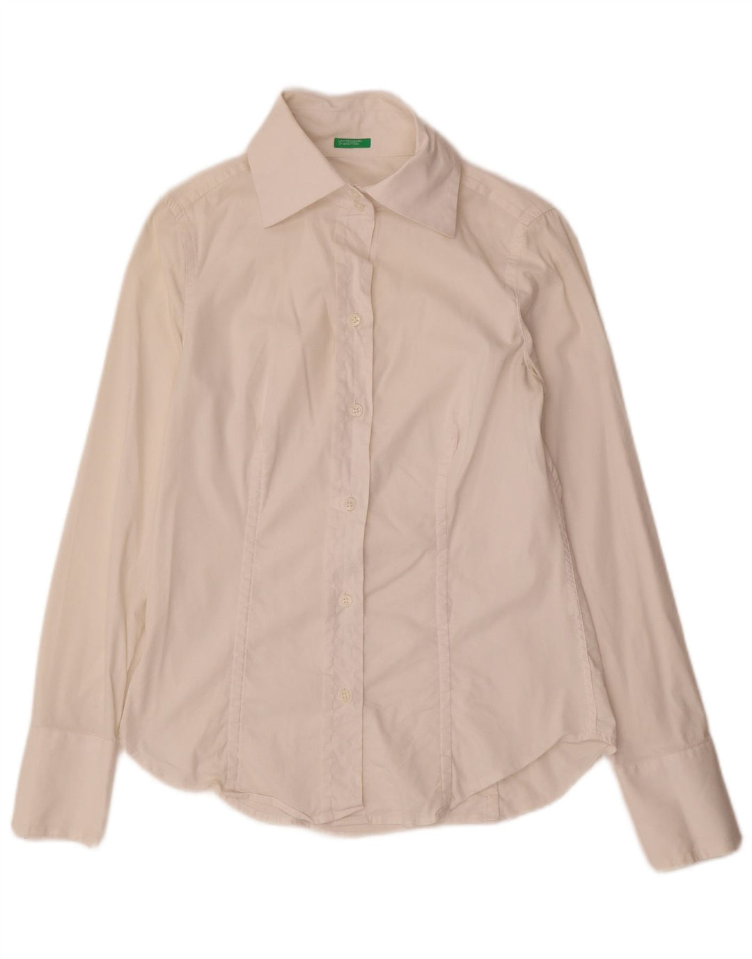Cămașă Benetton pentru femei UK 12 Medium White