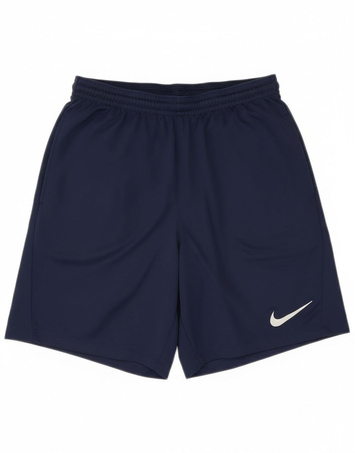 Pantaloni scurți sport Nike Dri Fit Slim Fit pentru bărbați, poliester mici, albastru