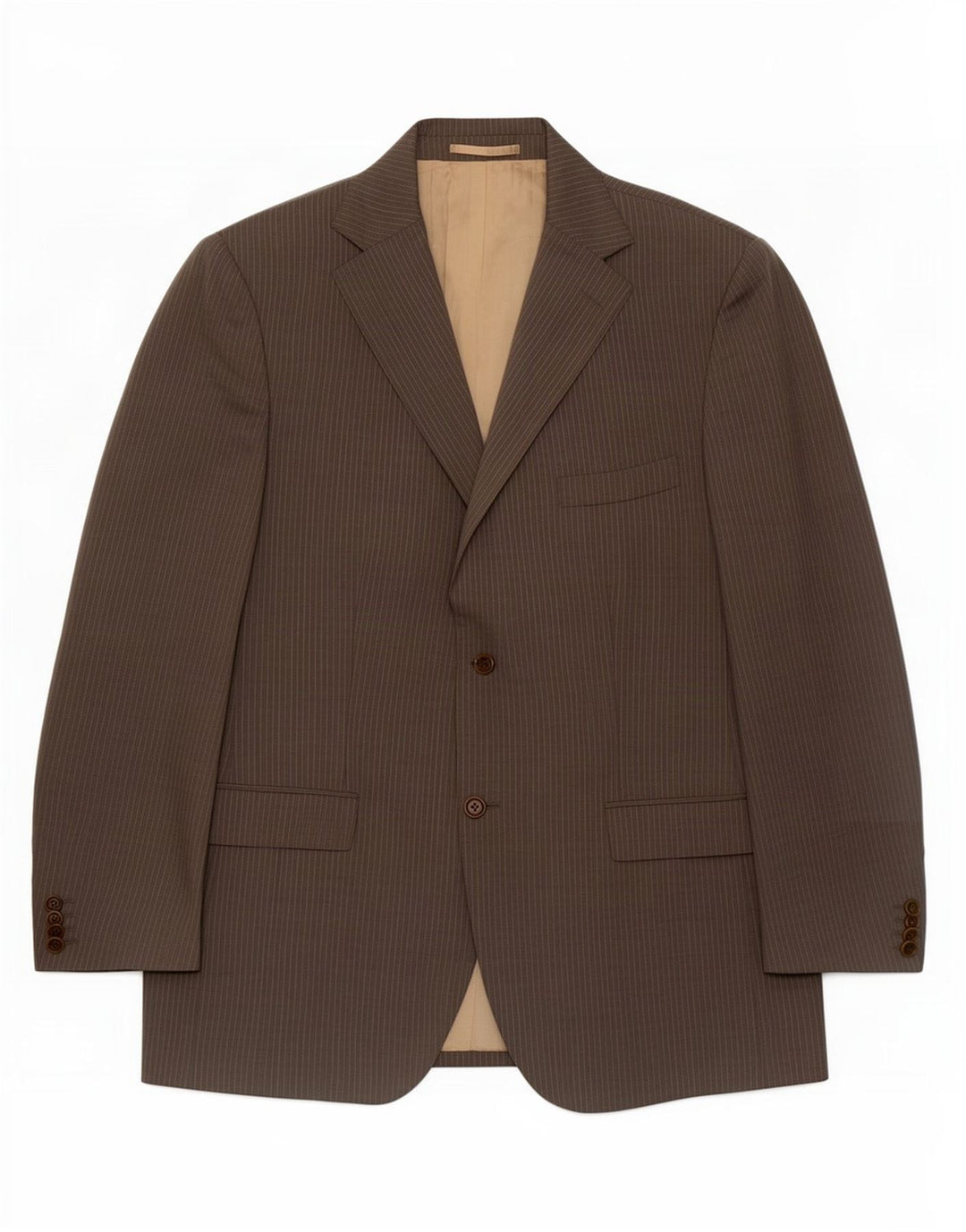 Massimo Dutti Jachetă pentru bărbați cu 2 nasturi EU 54 XL Lână cu dungi gri