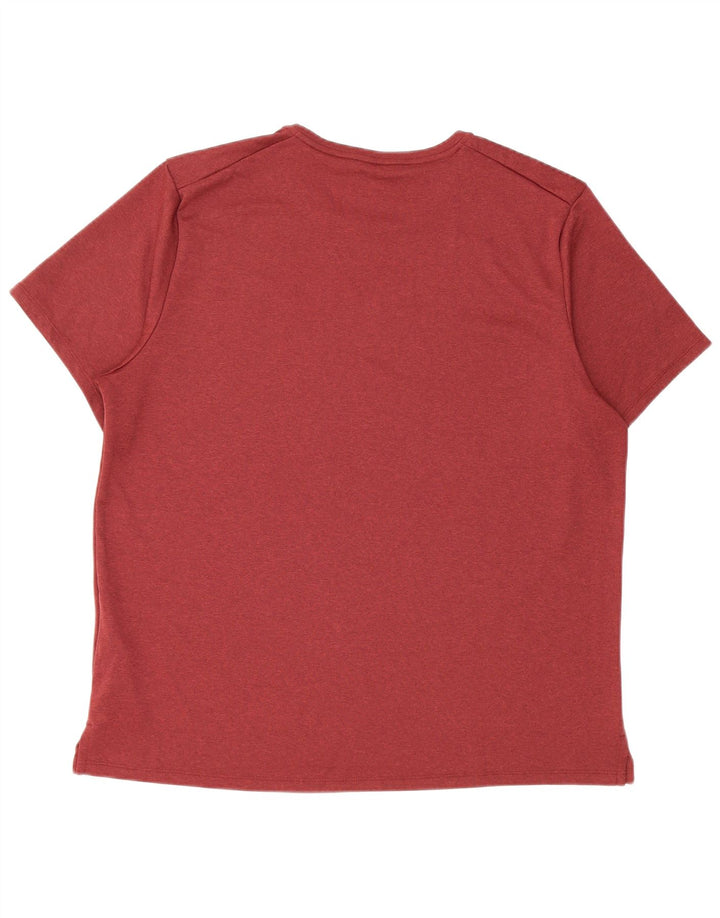 Tricou pentru alergare Nike pentru bărbați Top mare din poliester Bordeaux