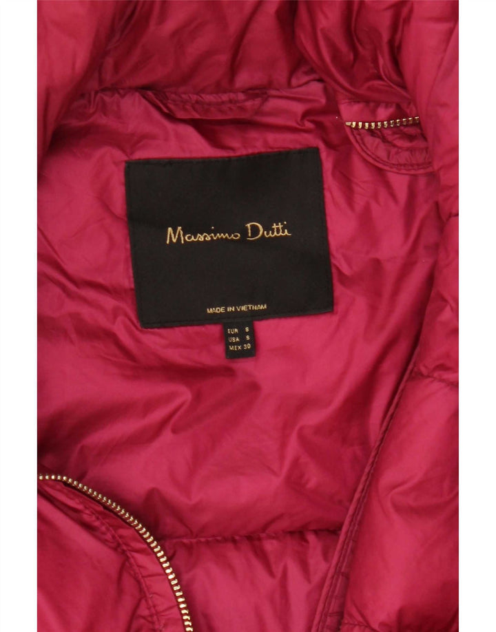 Jachetă căptușită pentru femei Massimo Dutti UK 10 Small Pink Nylon