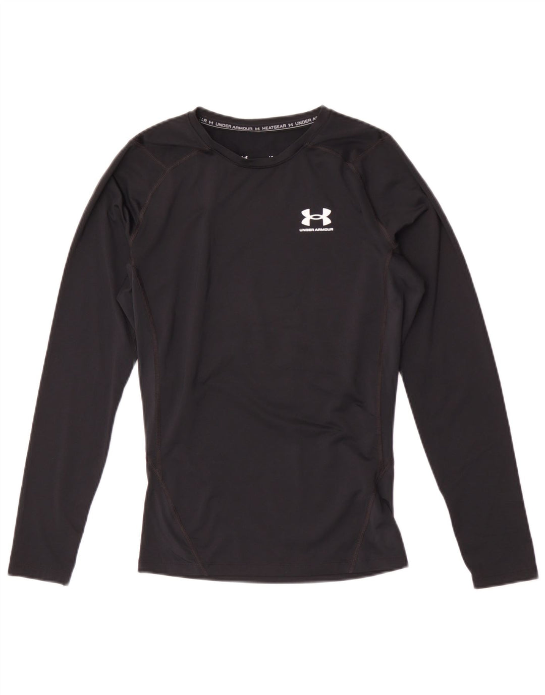 Under Armour Heat Gear Top cu mânecă lungă, mare, negru, poliester