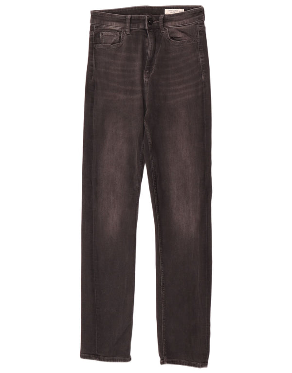 Marks & Spencer Blugi drepti pentru femei The Sophia UK 10 Small W27 L30 Gri