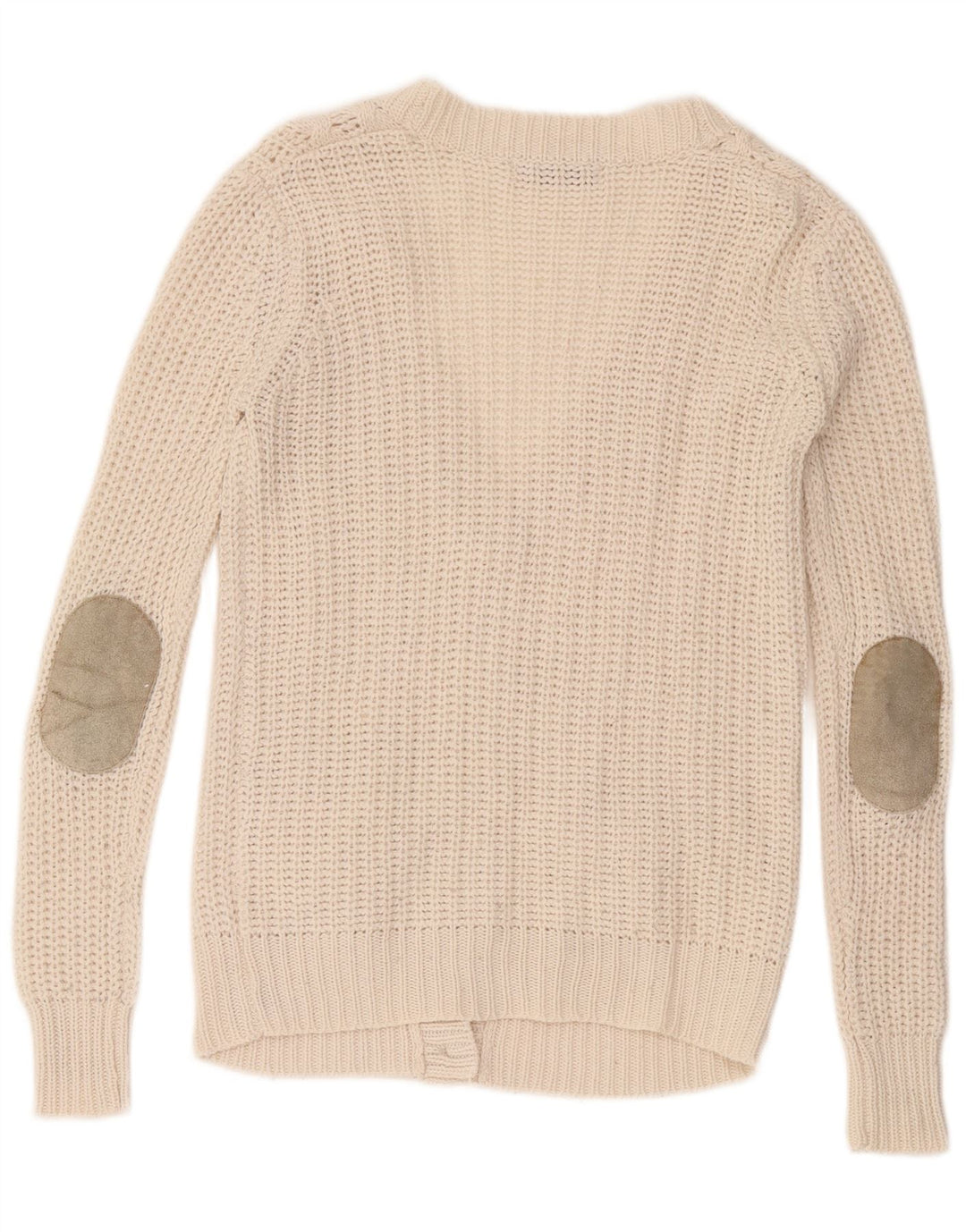 Pulover cardigan pentru femei Zara UK 10 Mic, alb, acrilic