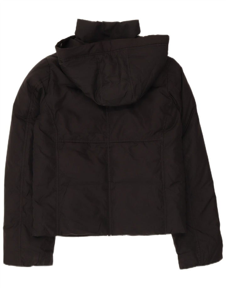 Jachetă Windbreaker pentru femei Gap cu glugă UK 6 XS Poliester negru