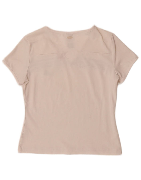 Tricou Adidas pentru femei Top UK 12 Medium White Poliester