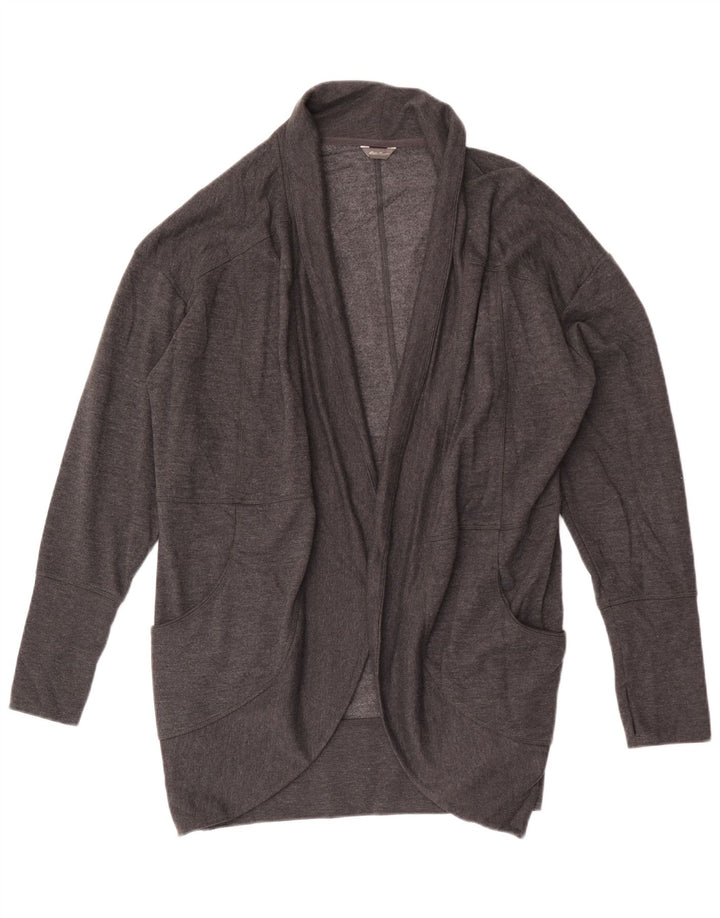 Eddie Bauer Pulover cardigan deschis supradimensionat pentru femei UK 18 XL gri