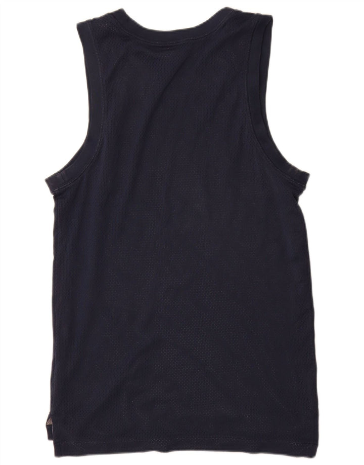 Top cu vestă grafică Nike pentru bărbați, poliester bleumarin mic