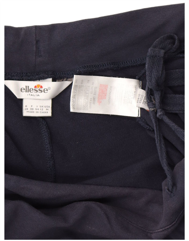 Pantaloni de trening Capri pentru femei ELLESSE UK 12, mediu, bleumarin, bumbac