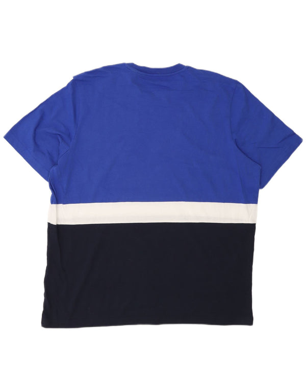 Tricou grafic pentru bărbați Adidas Top XL Albastru Colorblock