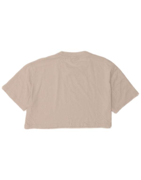Tricou supradimensionat pentru femei Zara UK 14 Medium White
