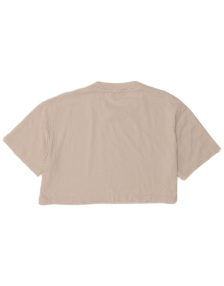 Tricou supradimensionat pentru femei Zara UK 14 Medium White