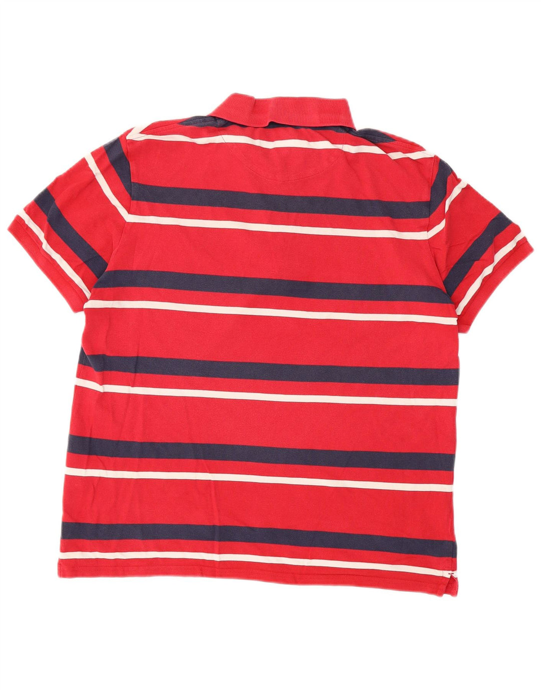 Tricou polo pentru bărbați Lyle & Scott, bumbac cu dungi roșii mari
