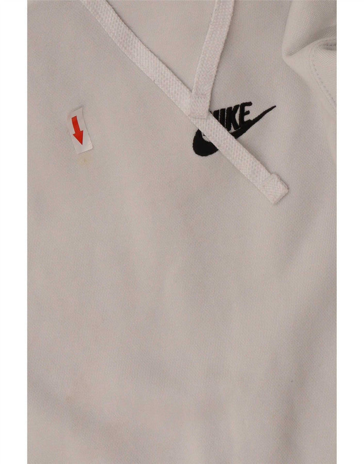 Pulover Nike pentru bărbați, bumbac alb mic