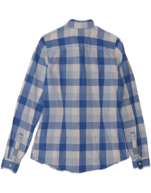 Cămașă pentru femei Tommy Hilfiger Classic Fit UK 6 XS Blue Check Cotton Classic