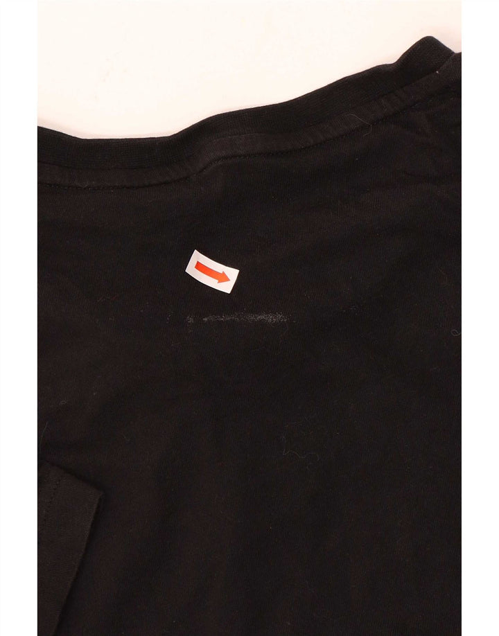 Tricou grafic Puma pentru bărbați Top mic, negru, bumbac