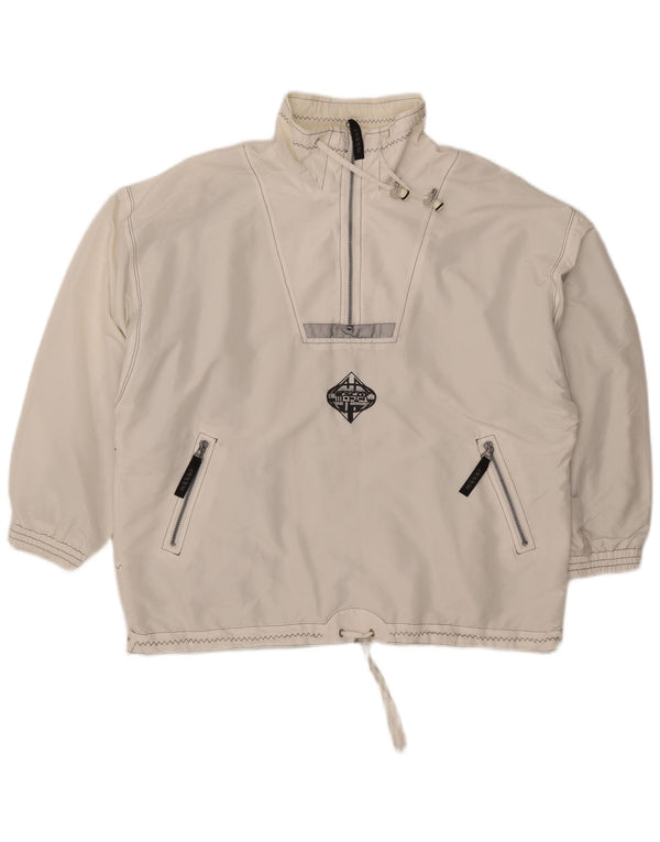 Jachetă Anorak supradimensionată pentru femei Maser M UK 16 Poliester alb mare