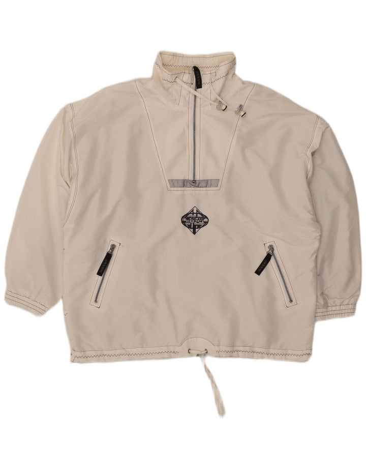 Jachetă Anorak supradimensionată pentru femei Maser M UK 16 Poliester alb mare