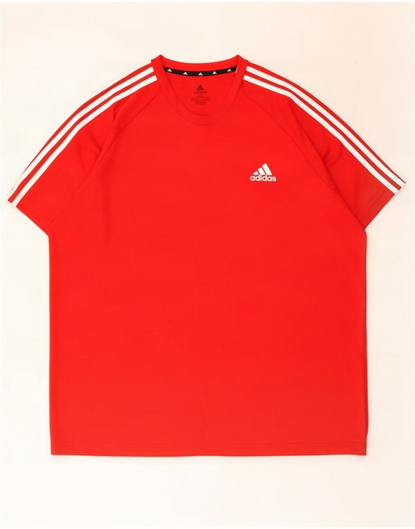 Tricou pentru bărbați Adidas Aeroready Top 2XL poliester roșu