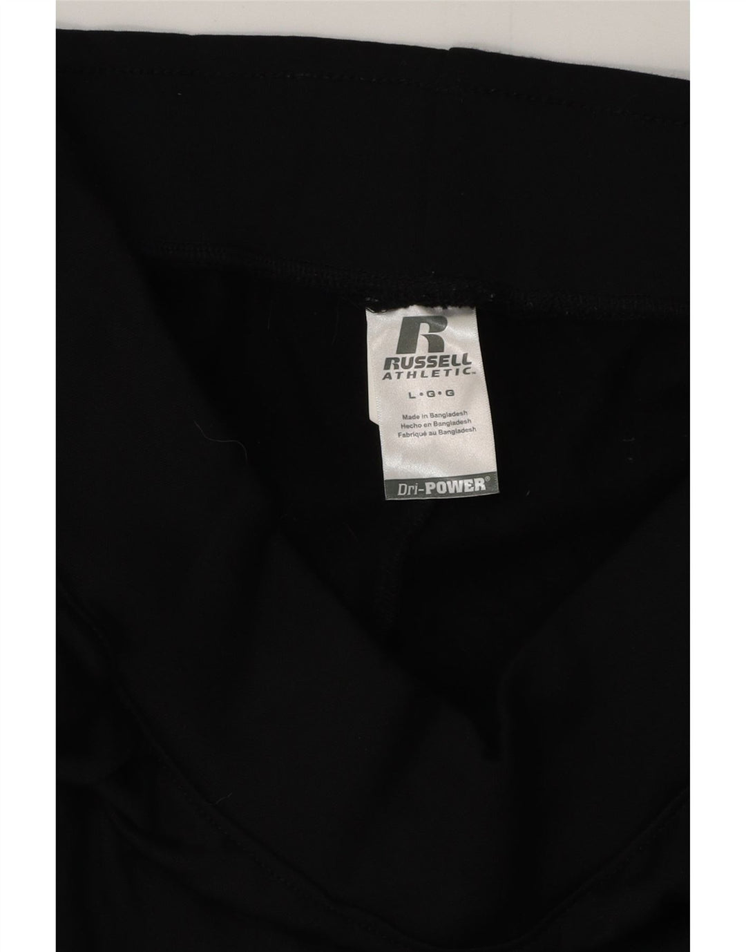RUSSELL ATHLETIC Pantaloni de trening Dri-Power pentru bărbați, mari, negru, poliester