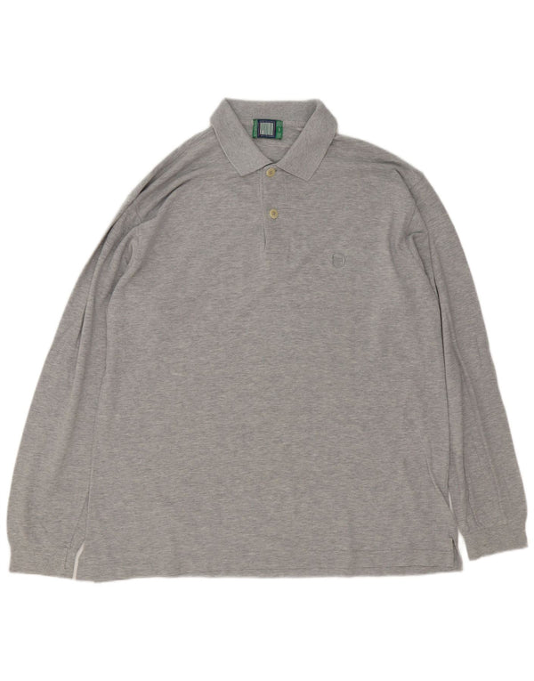 Sergio Tacchini Polo cu mânecă lungă pentru bărbați IT 54 XL bumbac gri