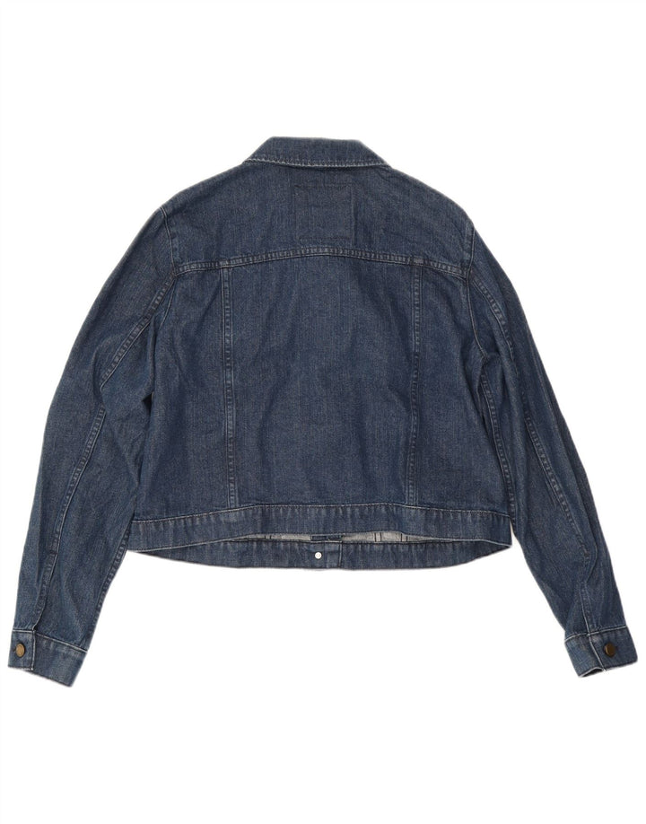 Jachetă de blugi MICHAEL KORS pentru femei, UK 18 XL, bumbac albastru