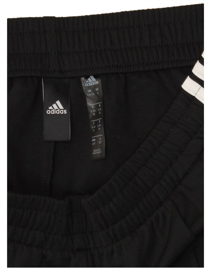 Pantaloni de trening Adidas pentru femei UK 8/10 Poliester negru mic