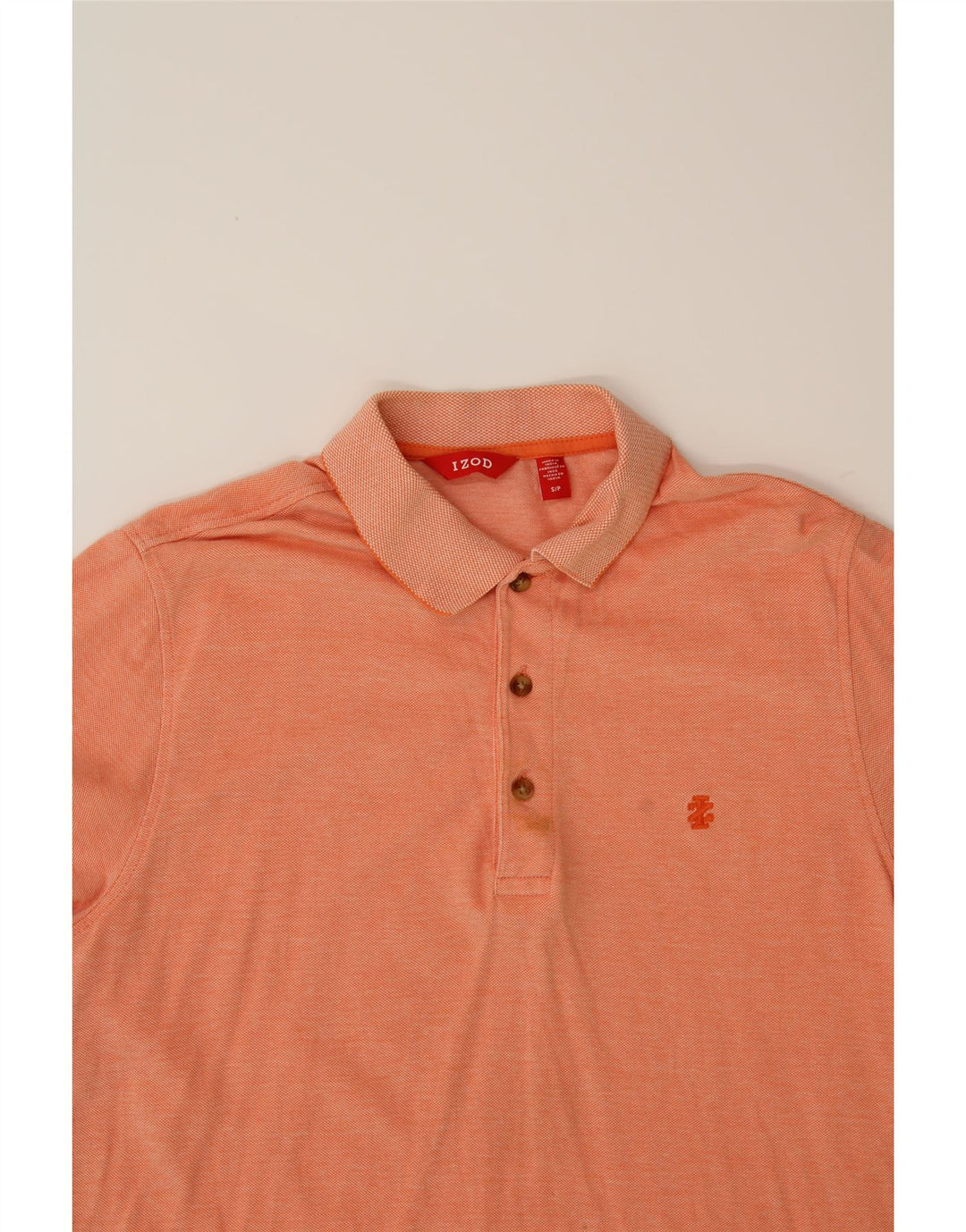 IZOD Mens Polo Shirt Small Orange Cotton Vintage Izod and Second-Hand Izod from Messina Hembry 