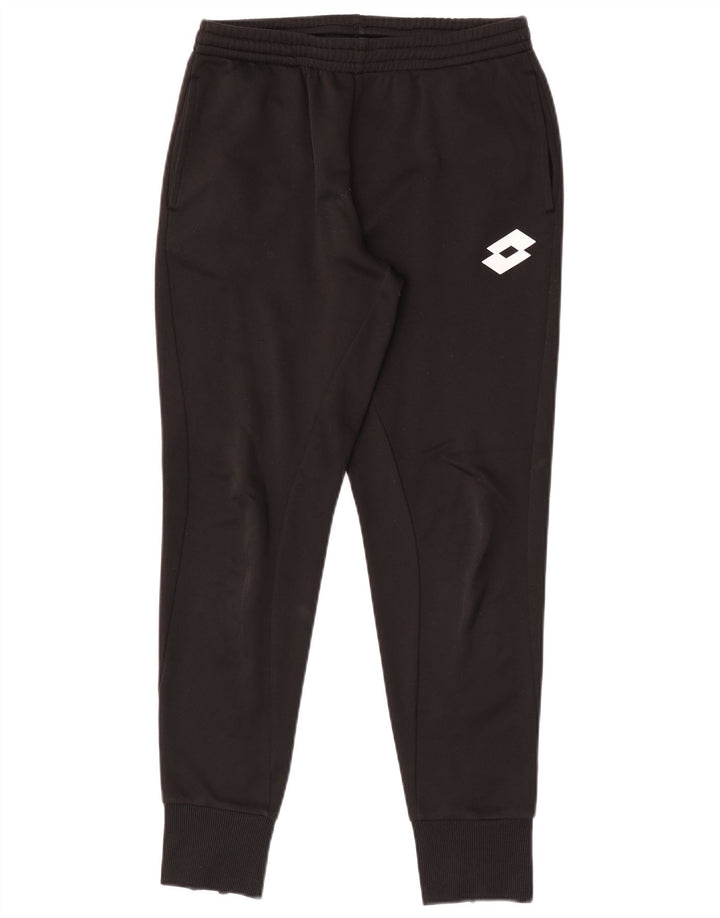 Pantaloni de trening pentru bărbați Lotto Joggeri mari, negri