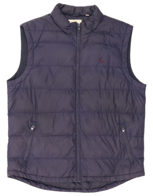 Jack Wills Gilet căptușit pentru bărbați UK 42 XL Nailon bleumarin